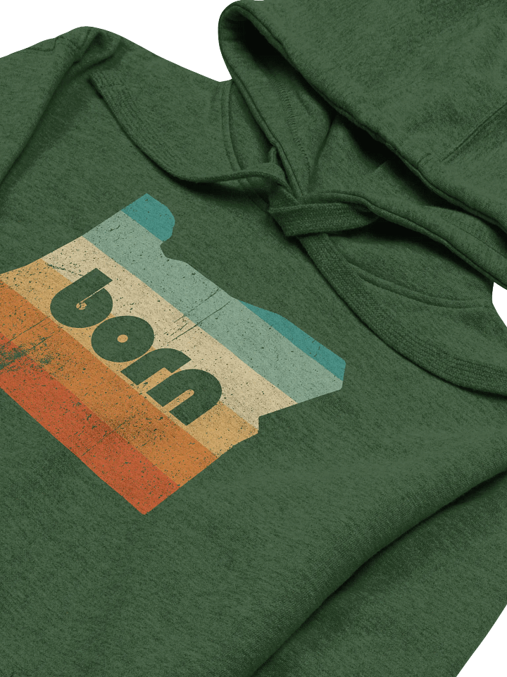 Vintage Colors Oregon Born Hoodie product image (2)