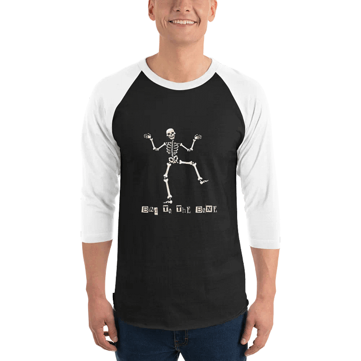 Bad to the Bone Baseball Tshirt product image (1)