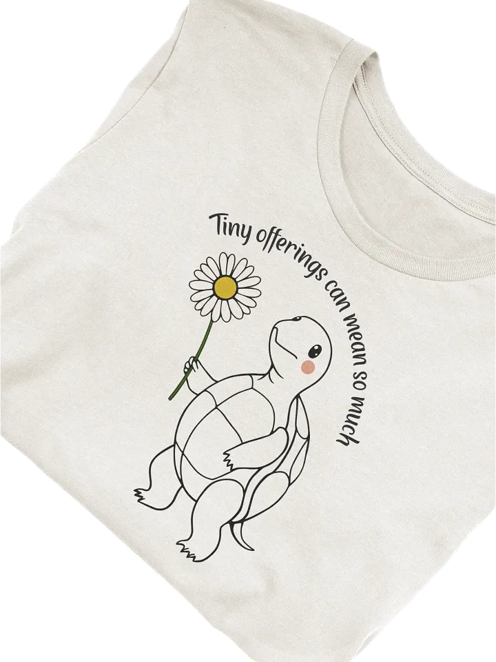 Kawaii tortoise tshirt, kindness matters, mental health gift, gentle reminder tee, animal kindness tee, mindful tee product image (20)