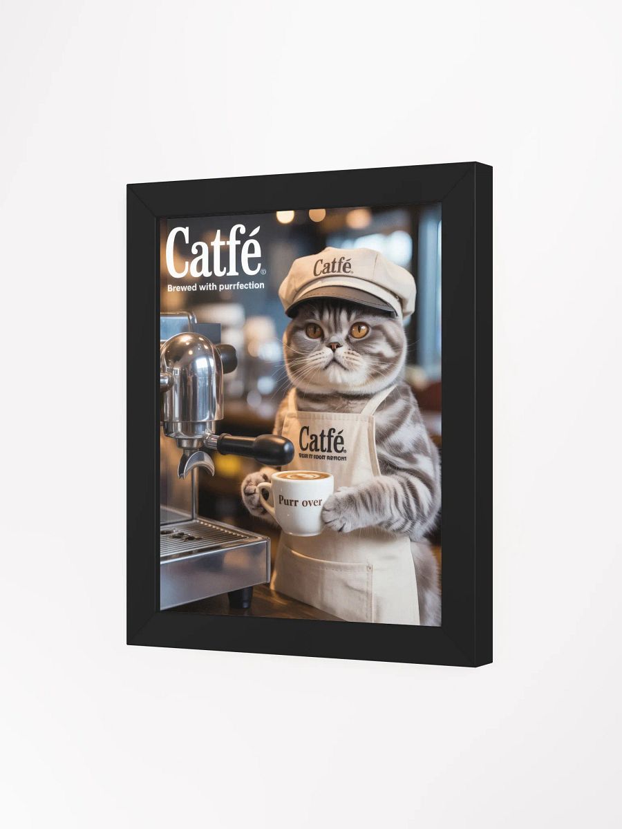 Grumpy Cat Barista Framed Poster product image (4)