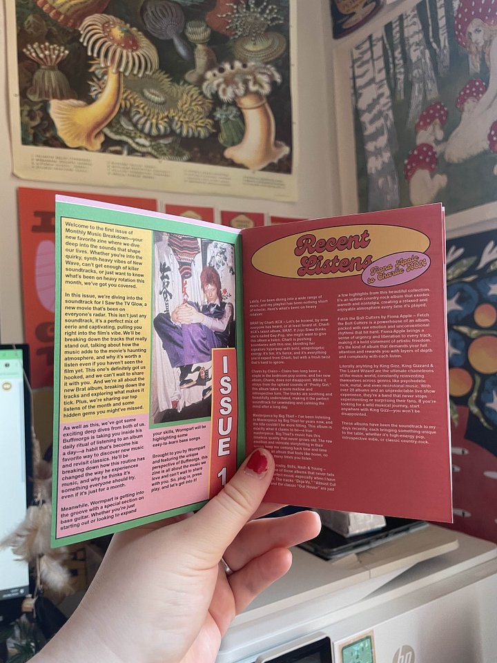 Monthly Music Breakdown Zine product image (2)