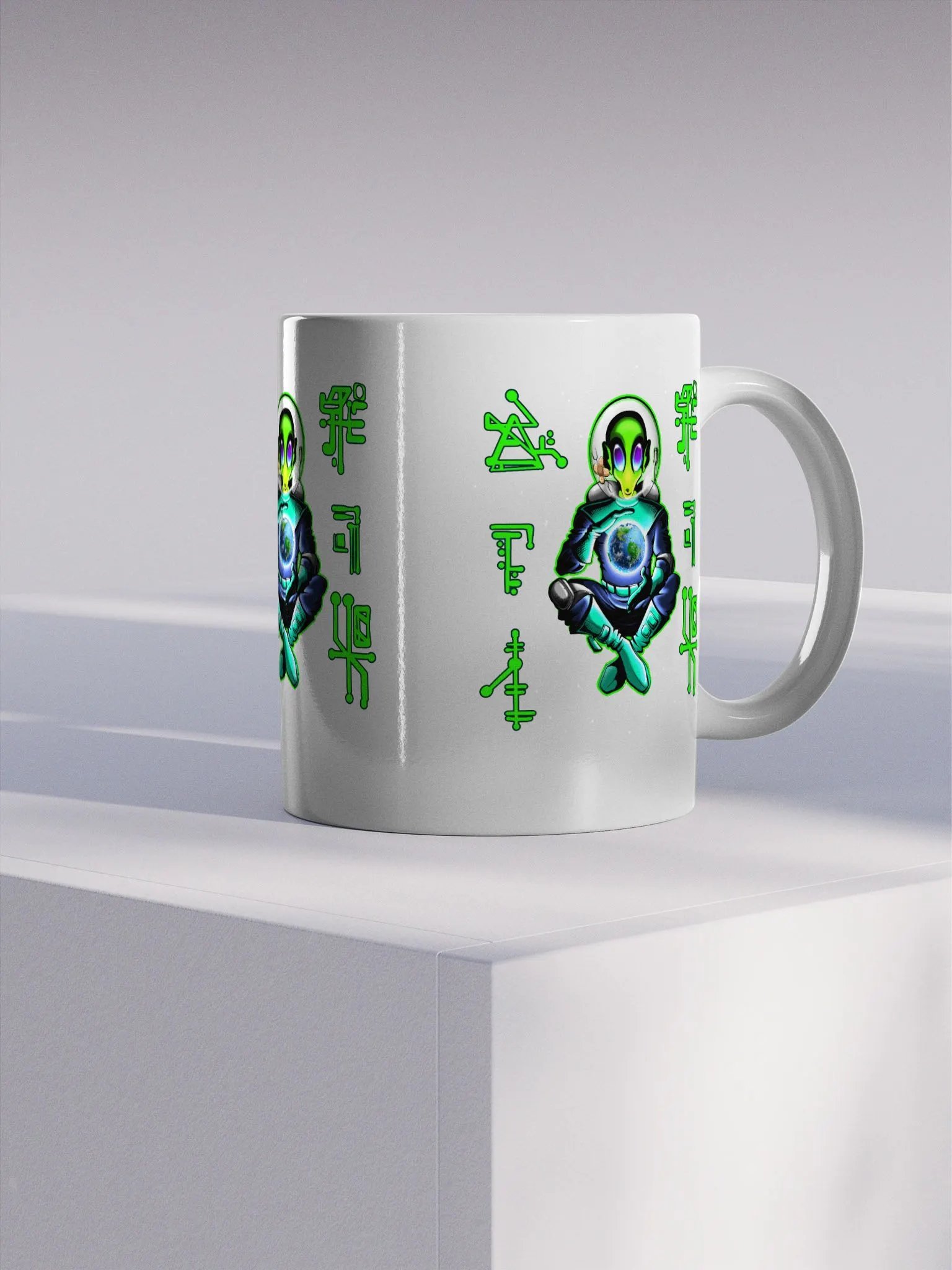 Cliff Watching Earth - Coffee Mug product image (4)