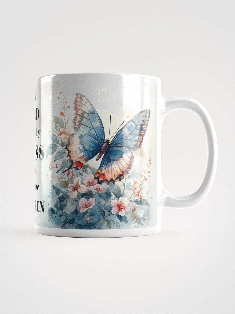 Psalm 115 Christian Coffee Cup, Floral Tea Mug, Coffee Mug Christianity, product image (2)
