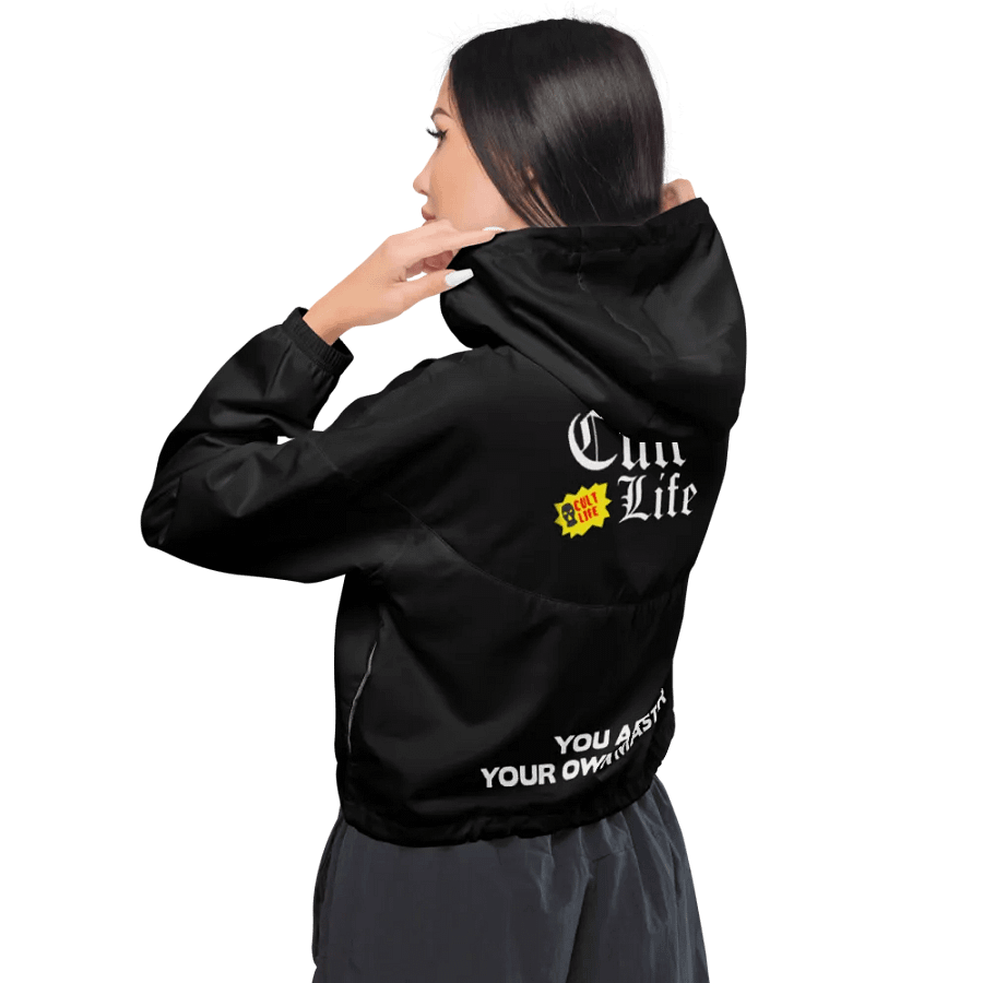 YOU ARE YOUR OWN MASTER CROP JACKET product image (6)