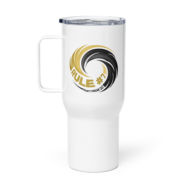 Rule #7 Travel Mug Black and Gold product image (1)