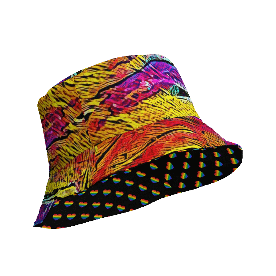Reversible Rainbow Bucket Hat product image (11)