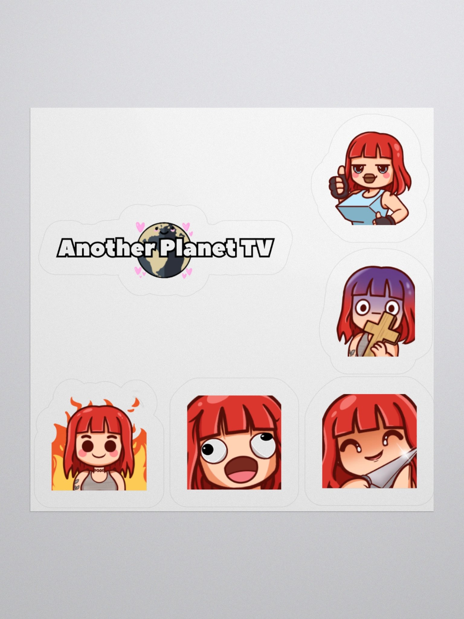 Planet's Kiss Cut Stickers product image (1)