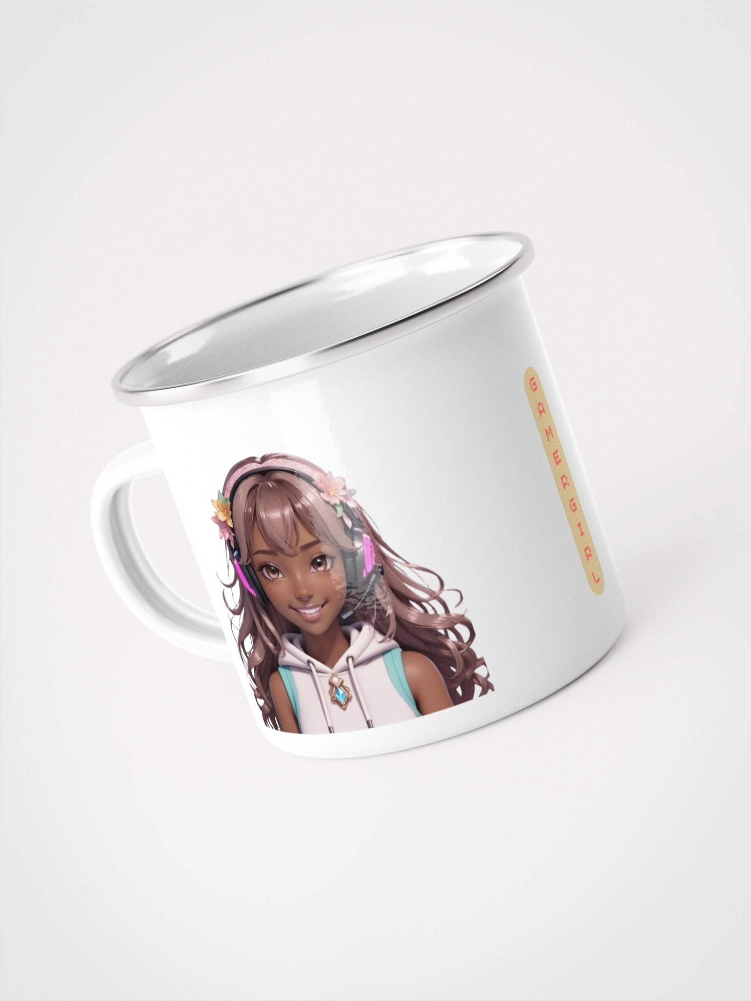 "Gamer Girl" Enamel Mug product image (4)