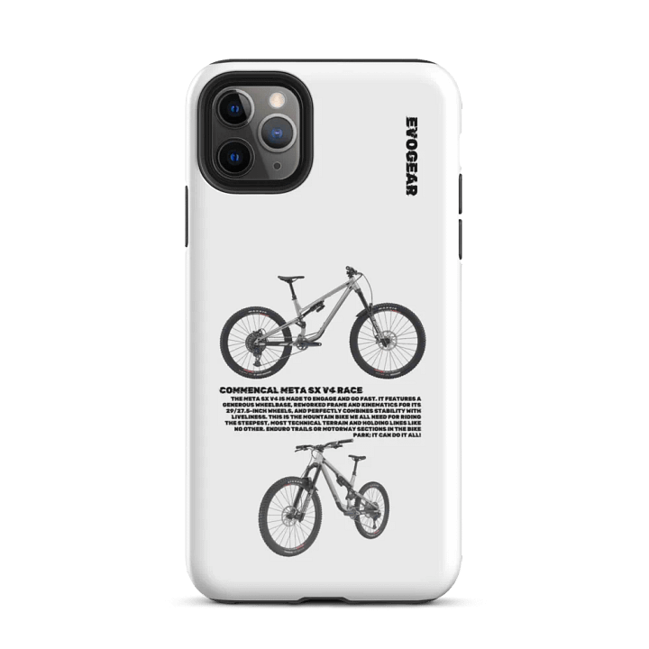White Commencal Meta SX V4 Race iPhone Case product image (51)
