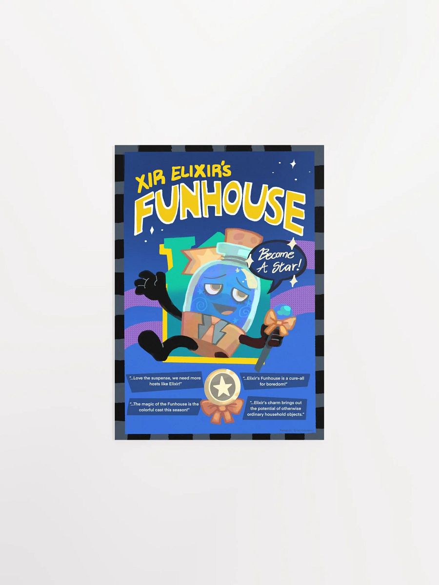 Elixir's Funhouse Vibrant Poster product image (1)