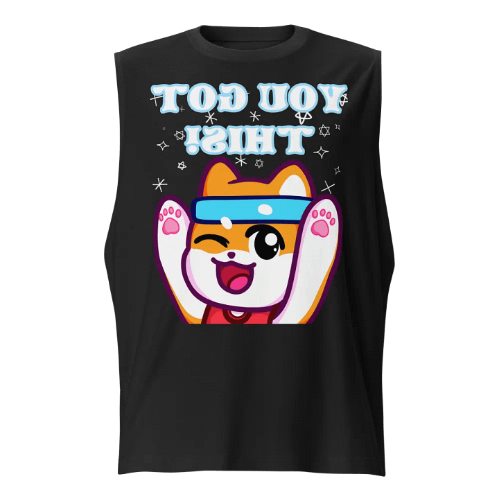 Motivational Shiba Muscle Tank product image (1)