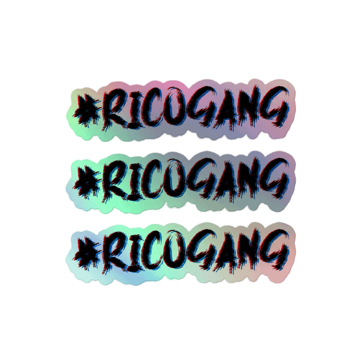 RICOGANG Holographic Stickers (Set of 3) product image (2)