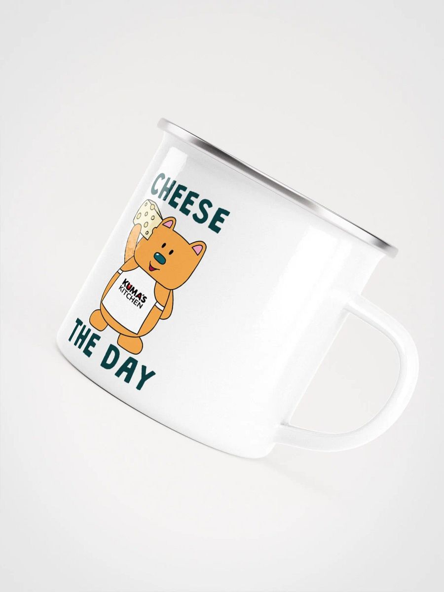 Cheese the Day Enamel Mug product image (3)