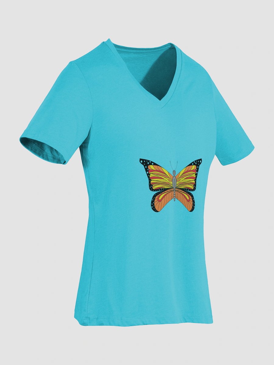 Whimsical Spoon Butterfly Women's V-Neck Tee product image (58)