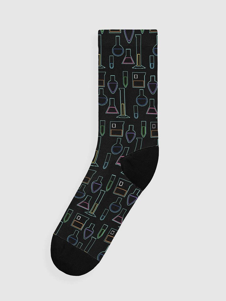 Chemistry Lab Lines Socks product image (1)