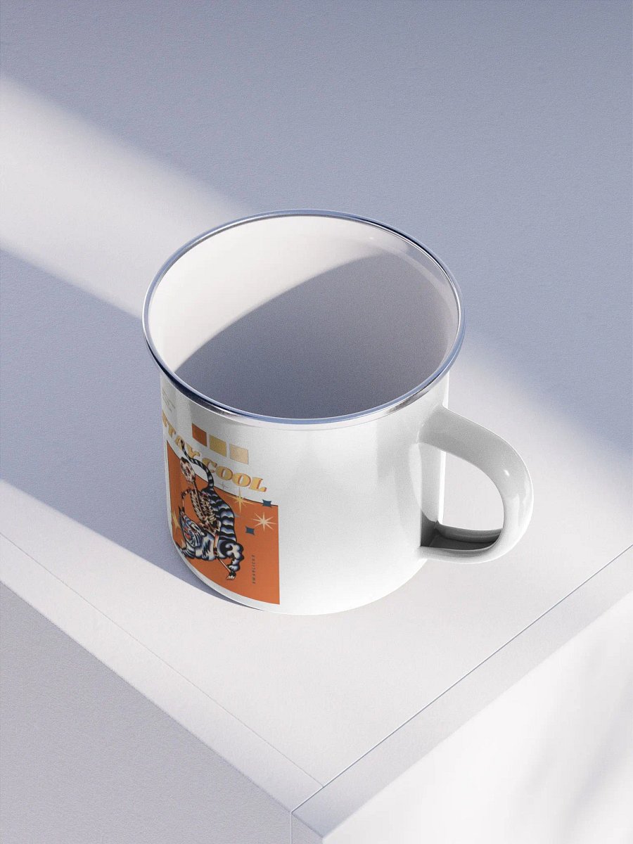 Stay cool Enamel mug product image (3)