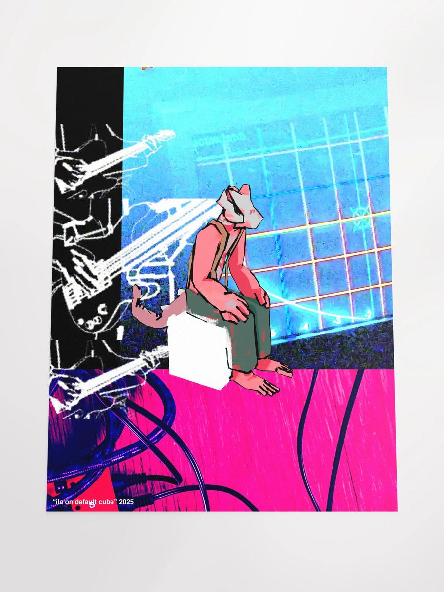 "ila on default cube" 2025 (poster) product image (4)