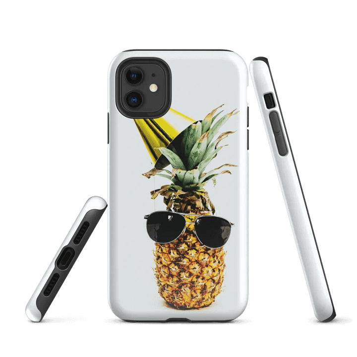 Golden Pineapple Party iPhone® Tough Case - Stylish & Durable Protection product image (1)