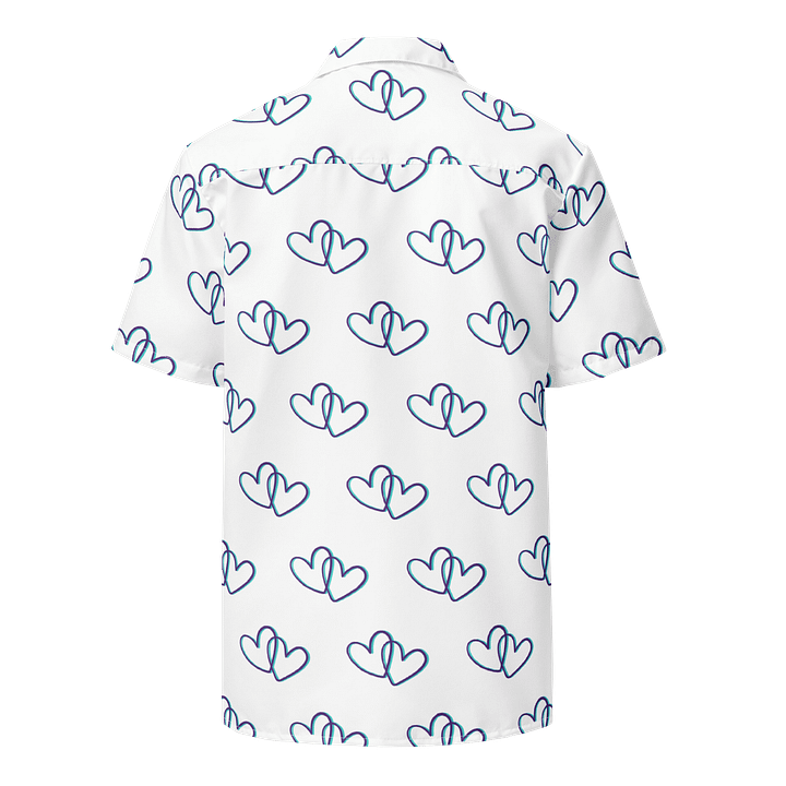 White Heart Button-Up Shirt product image (2)