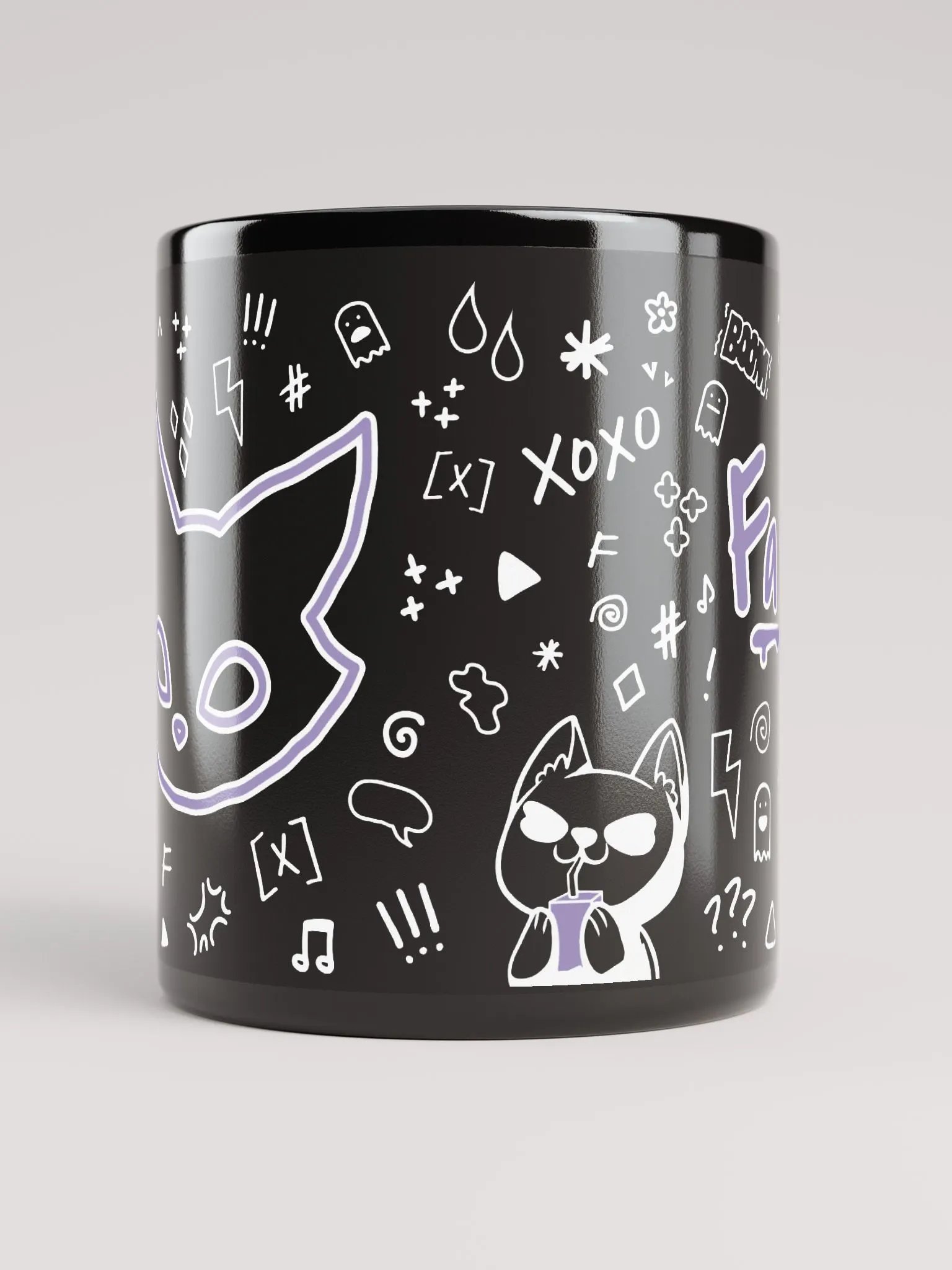 Fana Tasse Schwarz Lilac product image (5)