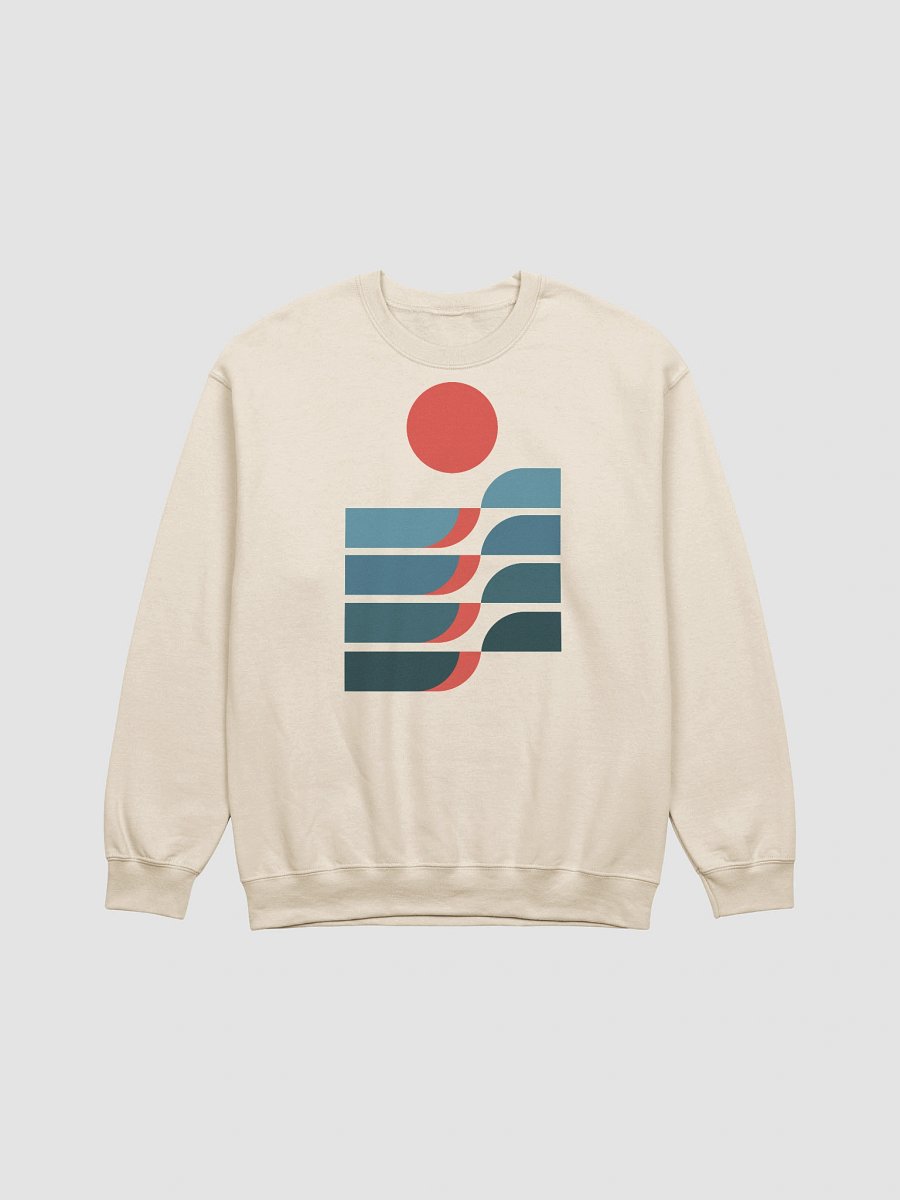 Rolling sea waves graphic Sweatshirt product image (6)