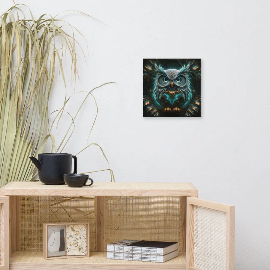 Fantasy Fractal Owl Art - v11 product image (9)