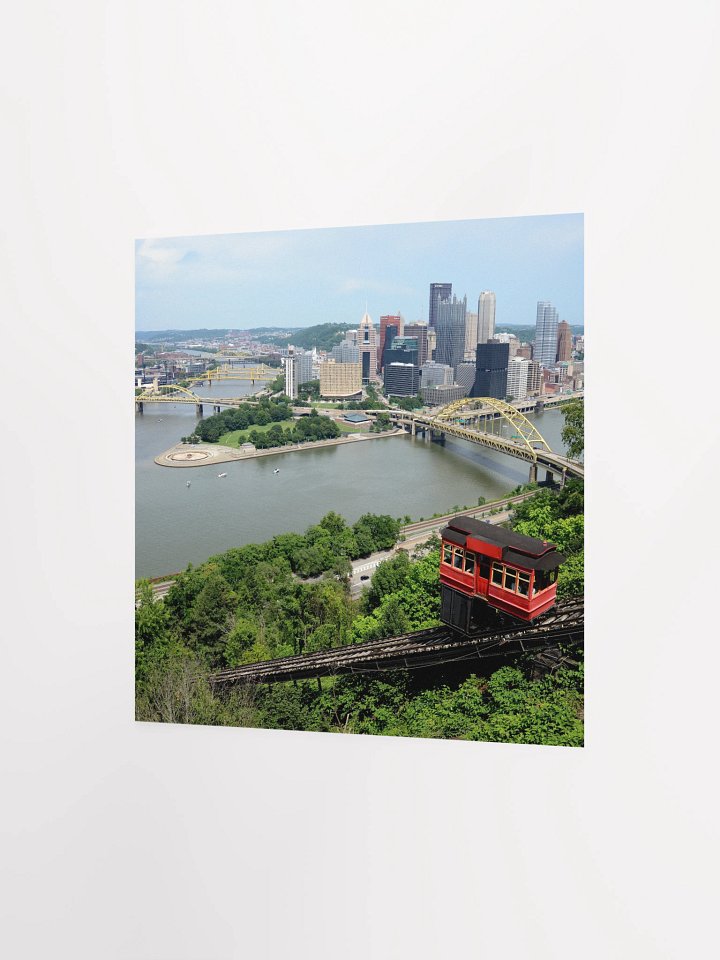 Pittsburgh - Downtown and Duquesne Incline - print/poster product image (2)