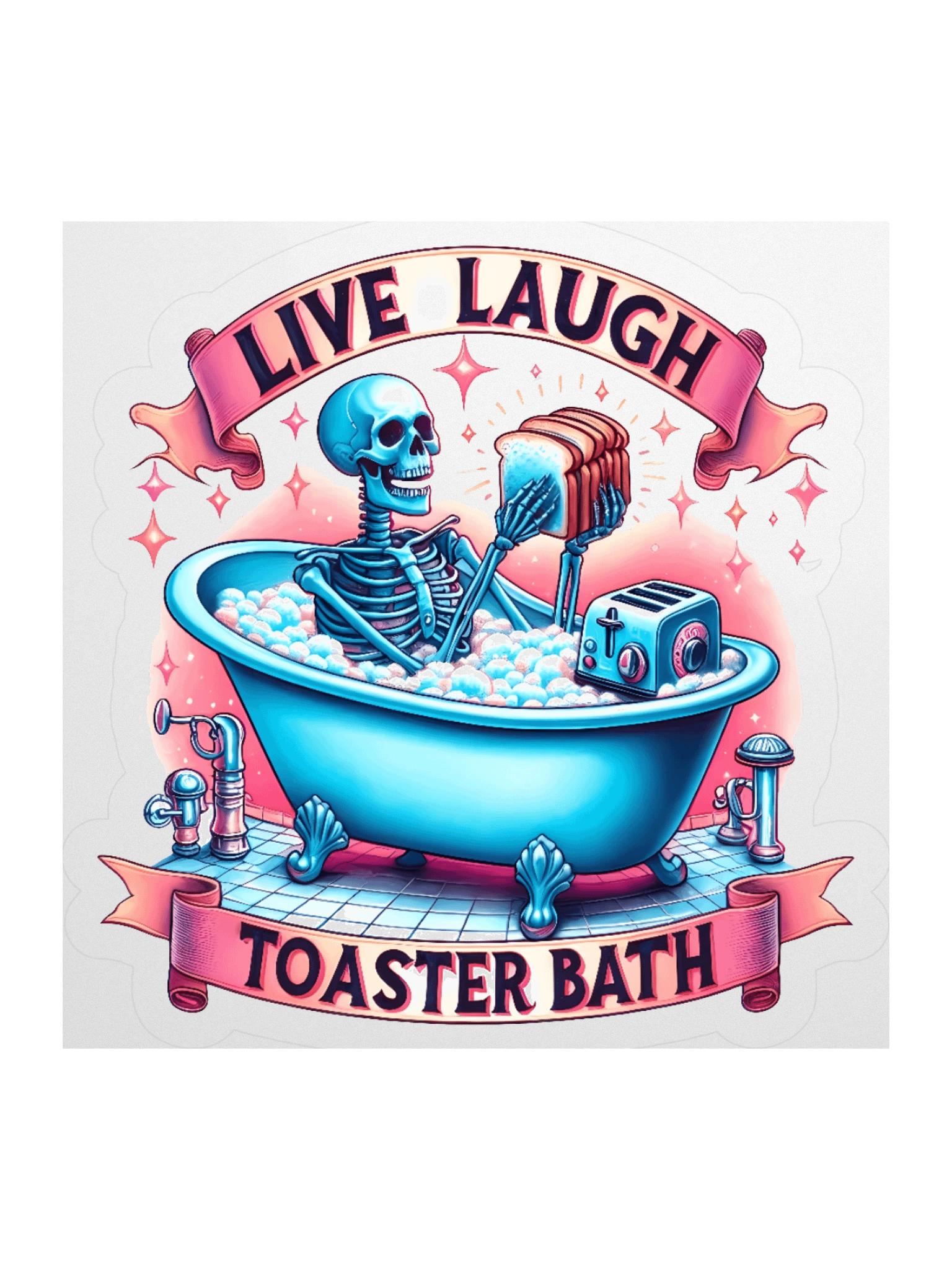 Live Laugh Toaster Bath product image (1)