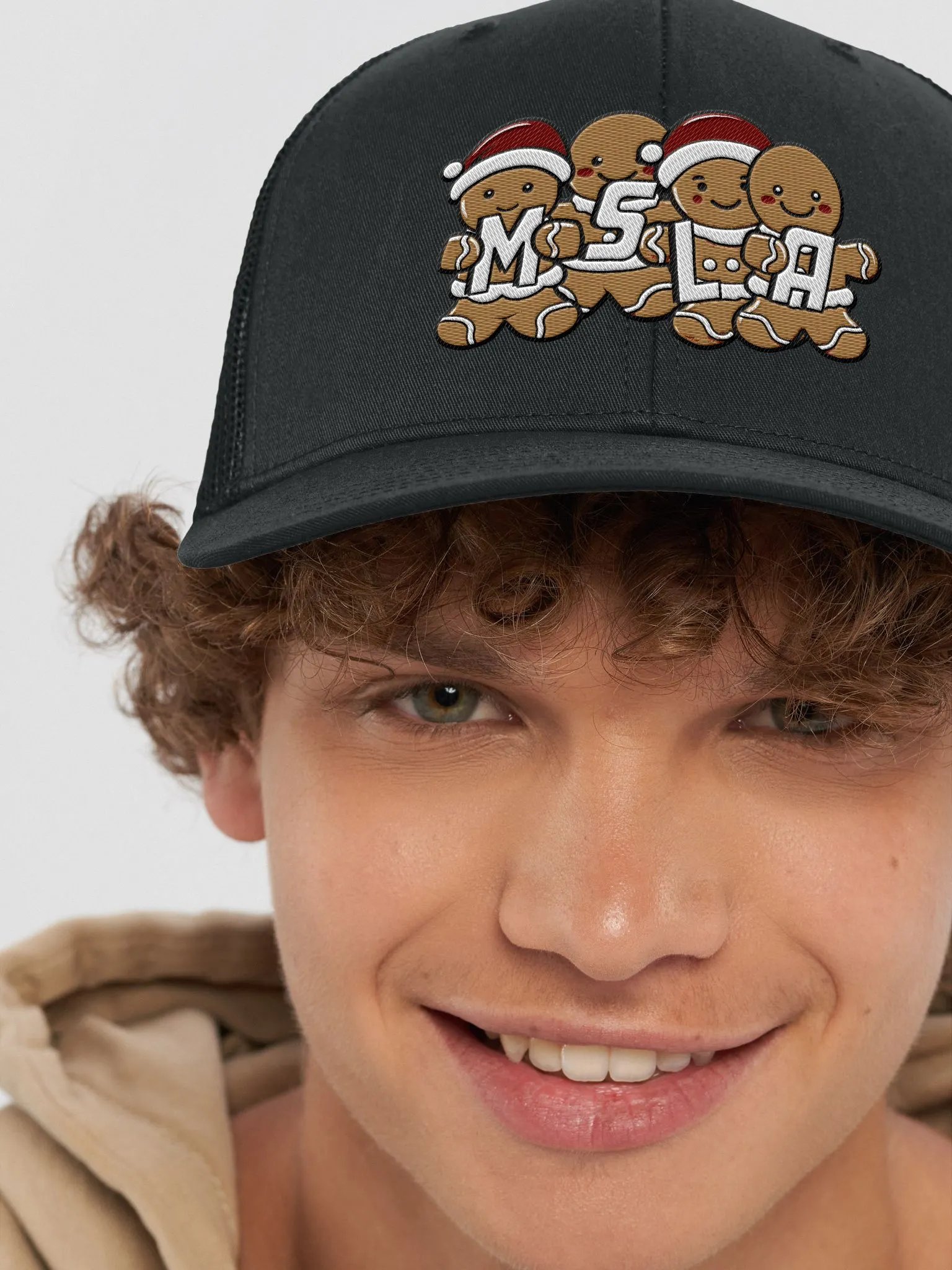 MSLA Gingerbread Trucker Hat product image (8)