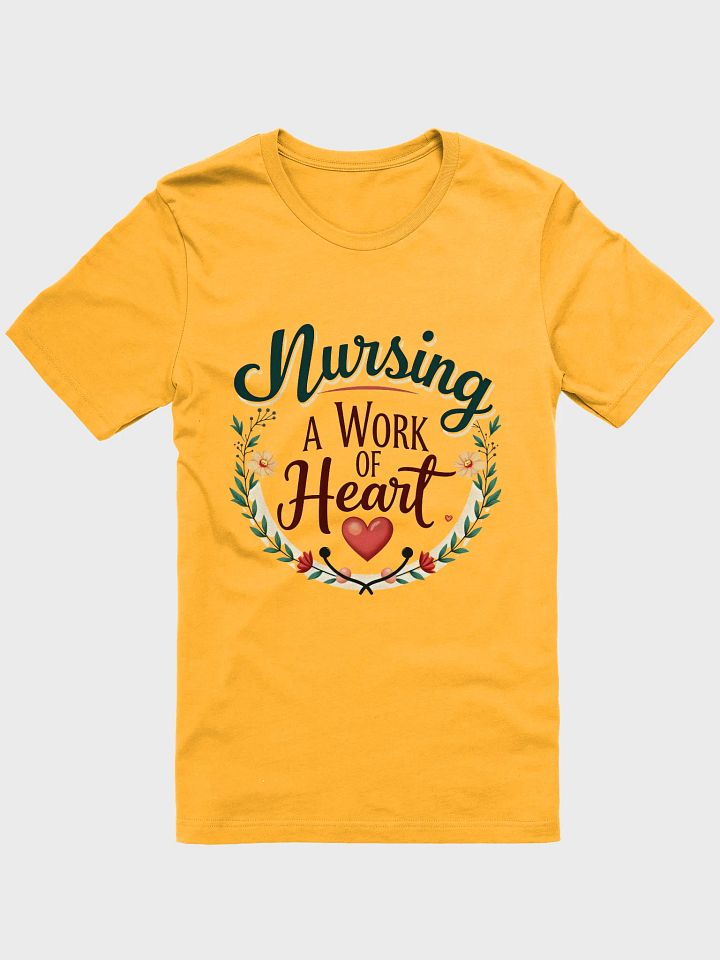Heartfelt Nursing Wreath T-Shirt product image (2)