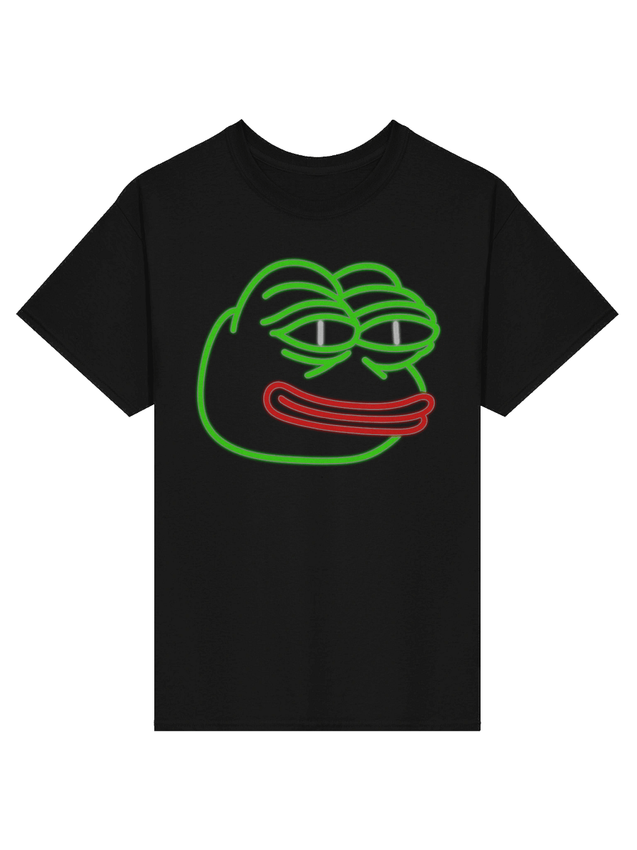 Neon Pepe Frog Tee product image (1)