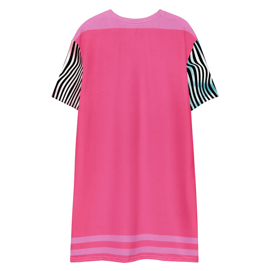 "Cutie Pie" Pink Stripe T-Shirt Dress product image (11)