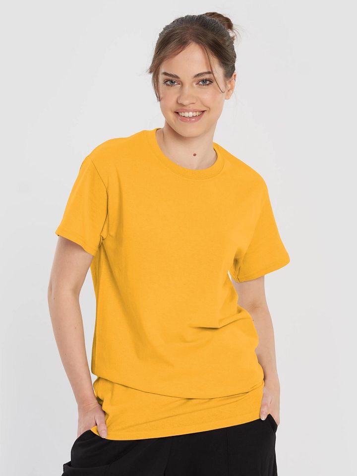 Plain Color Gold T-Shirt product image (1)