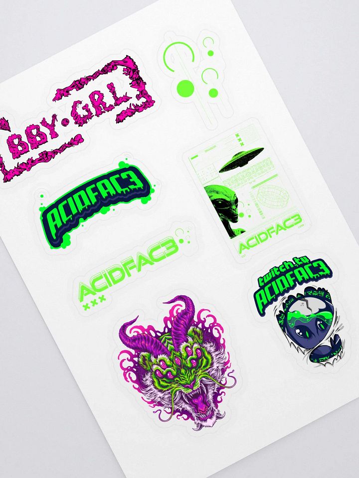 acidfac3 sticker pack 1 product image (1)