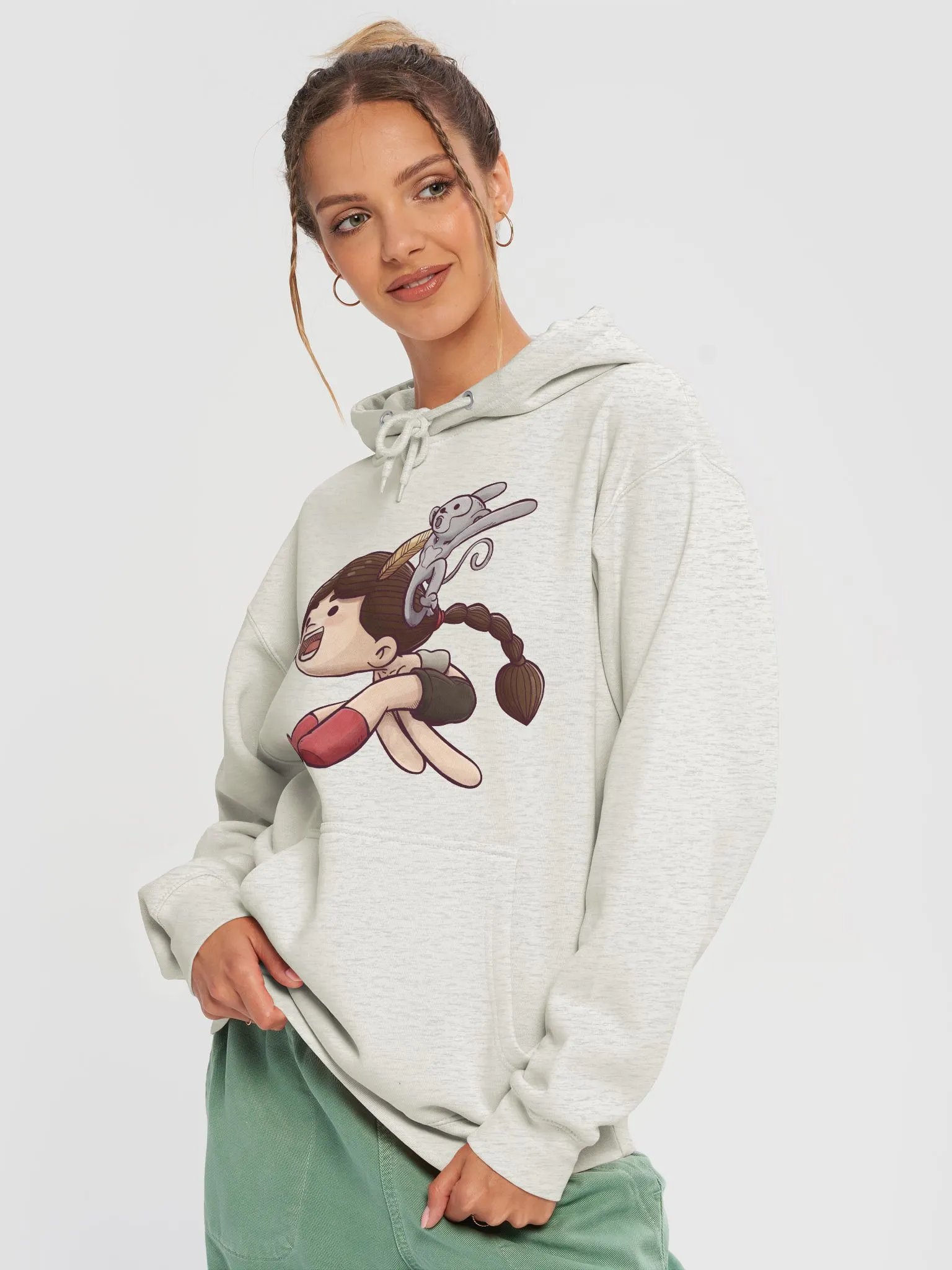 She & Her Pet | Lane Seven Premium Pullover Hoodie product image (9)