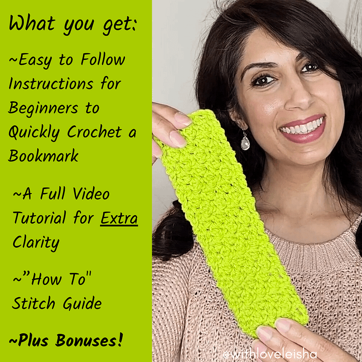 More Than a Bookmark Written Crochet Pattern product image (1)