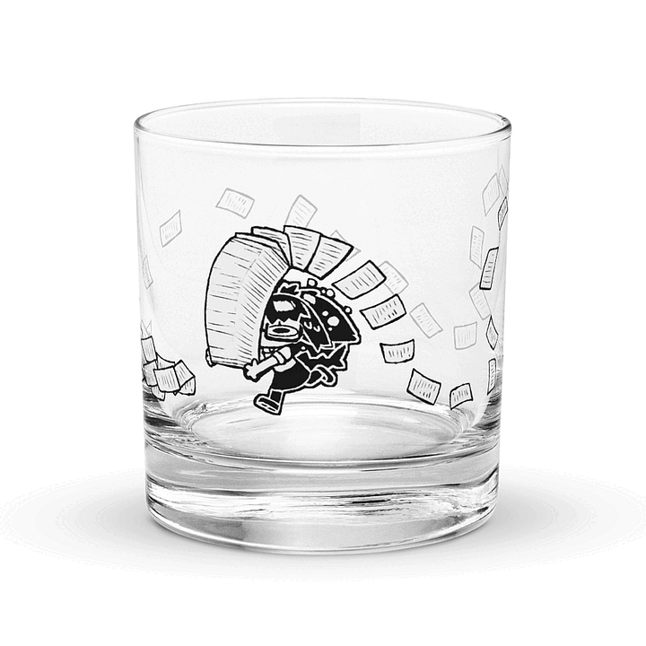Run From Your Problems Glass product image (1)