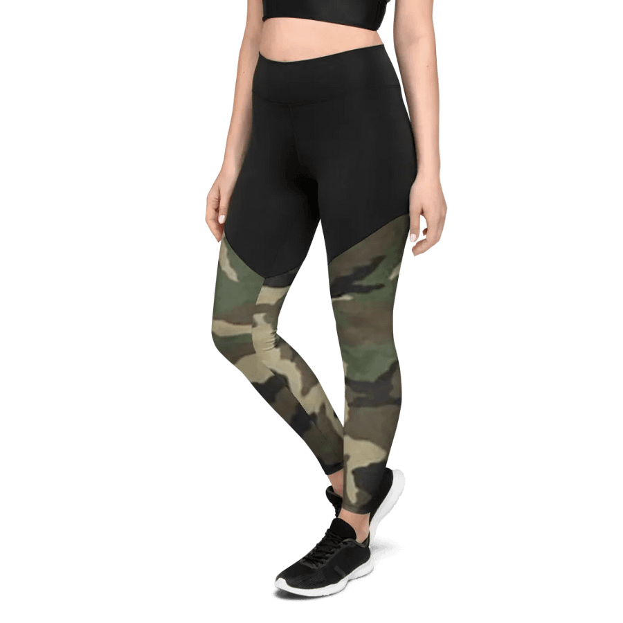 Faithful Camo: Compression Leggings - Woodland product image (9)