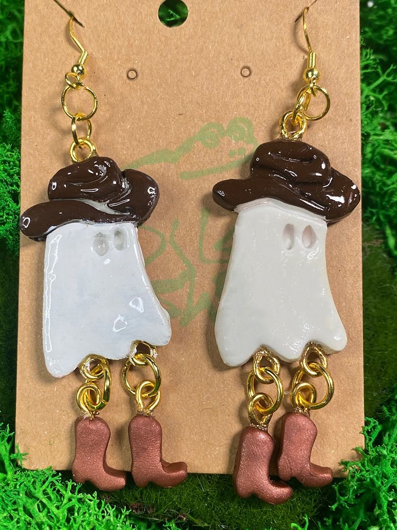 Ghost Cowboy Earrings product image (2)