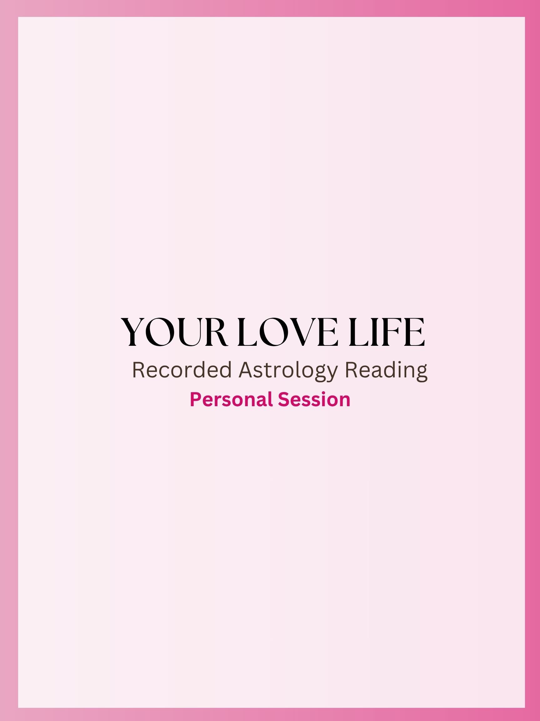 Your Love Life | Recorded Love Astrology Reading product image (1)