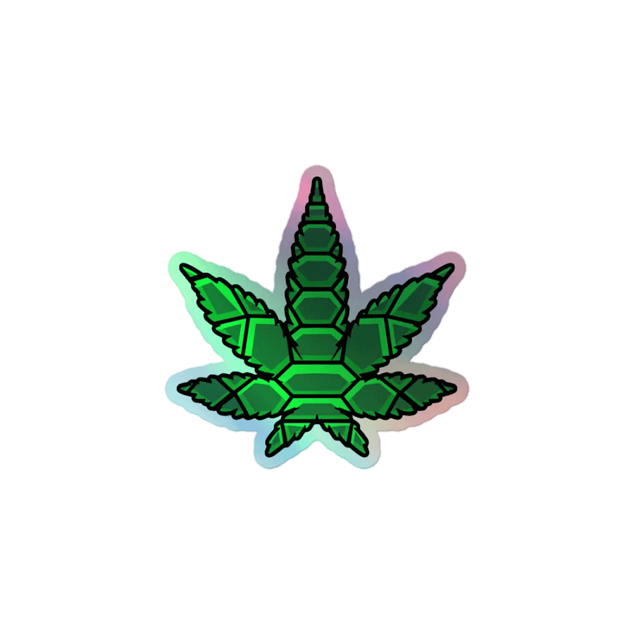 Leaf Holographic Sticker product image (1)