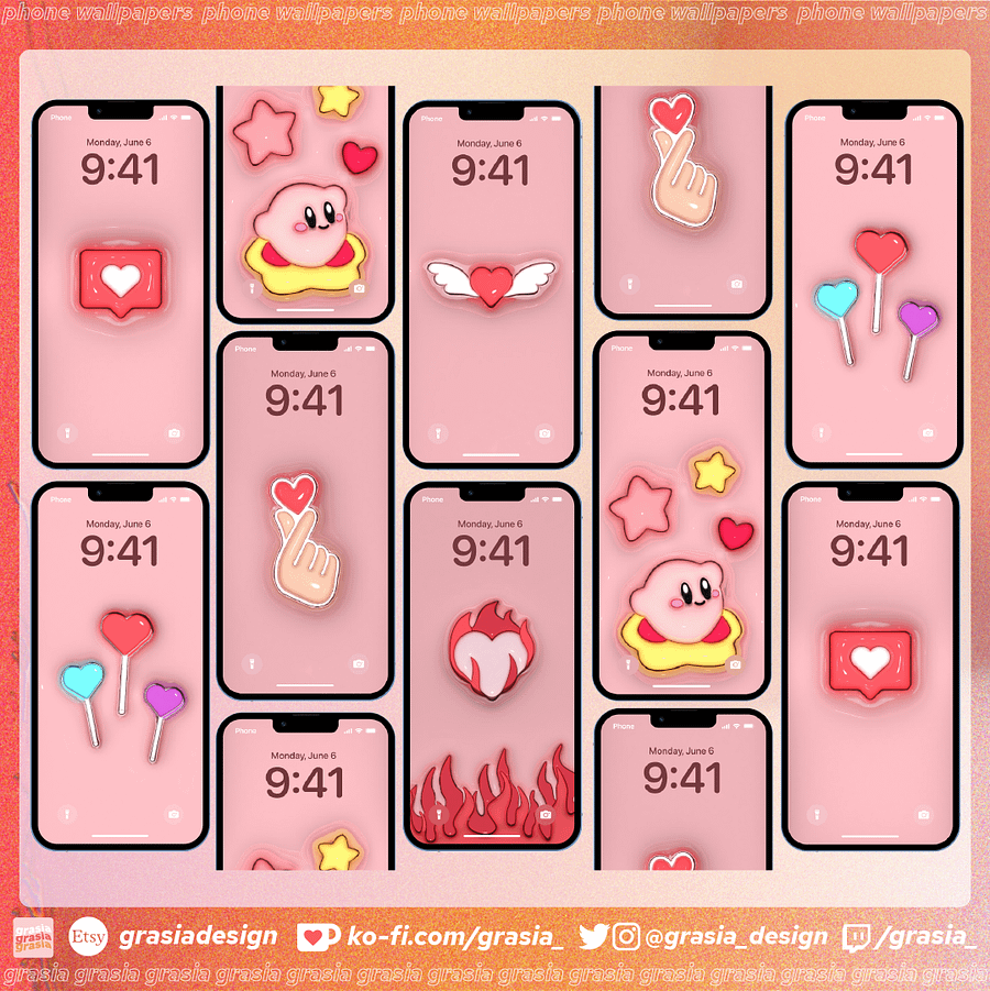 Pink Vibe 3D phone wallpapers product image (4)