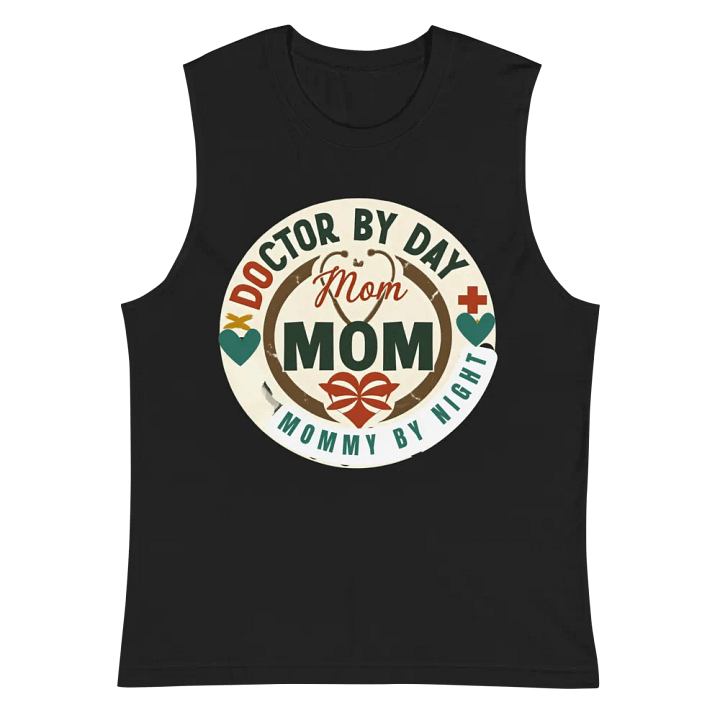 Mommy by Night Muscle Tank product image (3)