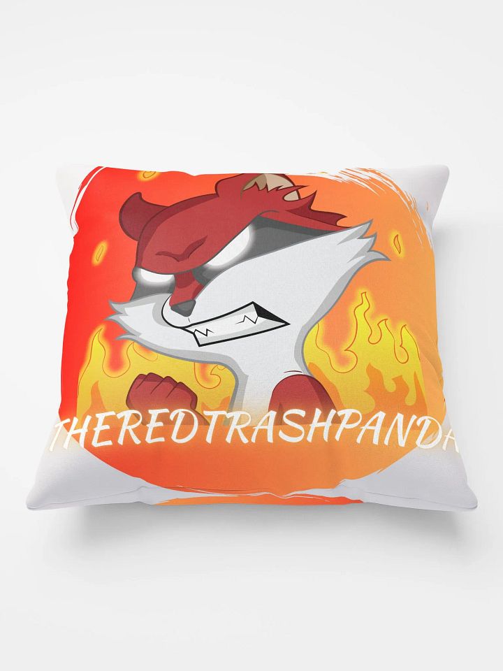 Red Trash Panda Rage Emote Pillow product image (1)