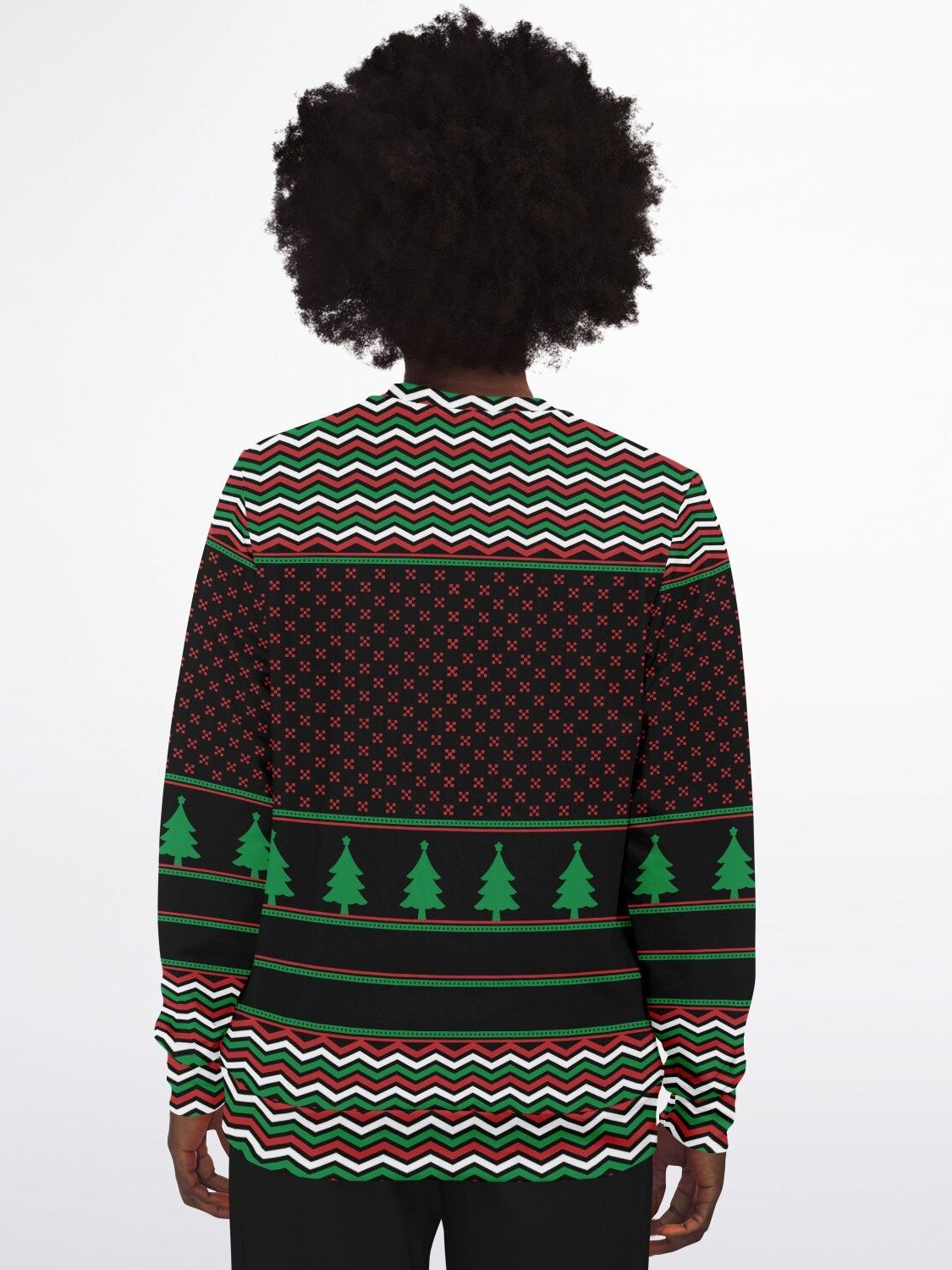 "Gingers Are For Life Not Just For Christmas" Funny Christmas Sweater | Gingerbread Pattern Holiday Sweatshirt | Festive Winter Outfit product image (6)