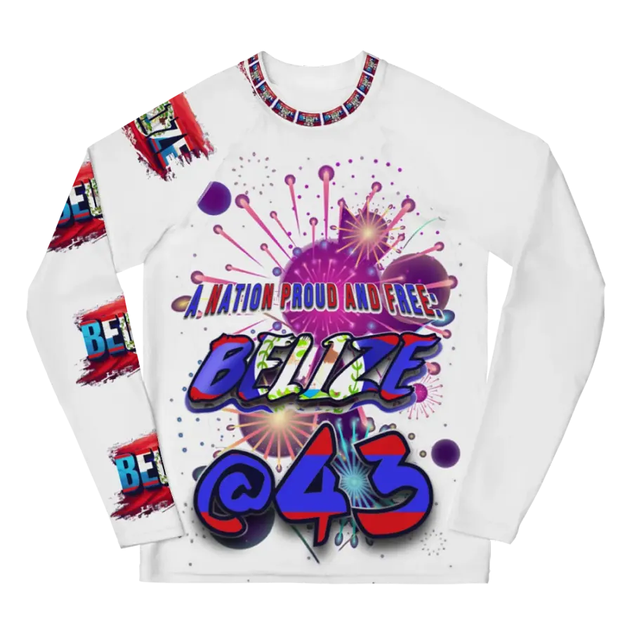 Belize Independence Day Youth Rash Guard product image (1)
