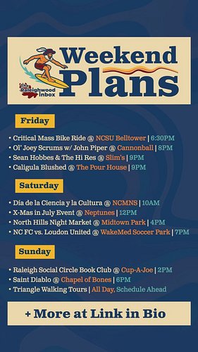 It's gonna be a packed weekend 🤘 which day are you making it out?

#raleighthingstodo #raleighnc #raleighlivemusic #raleighwe...