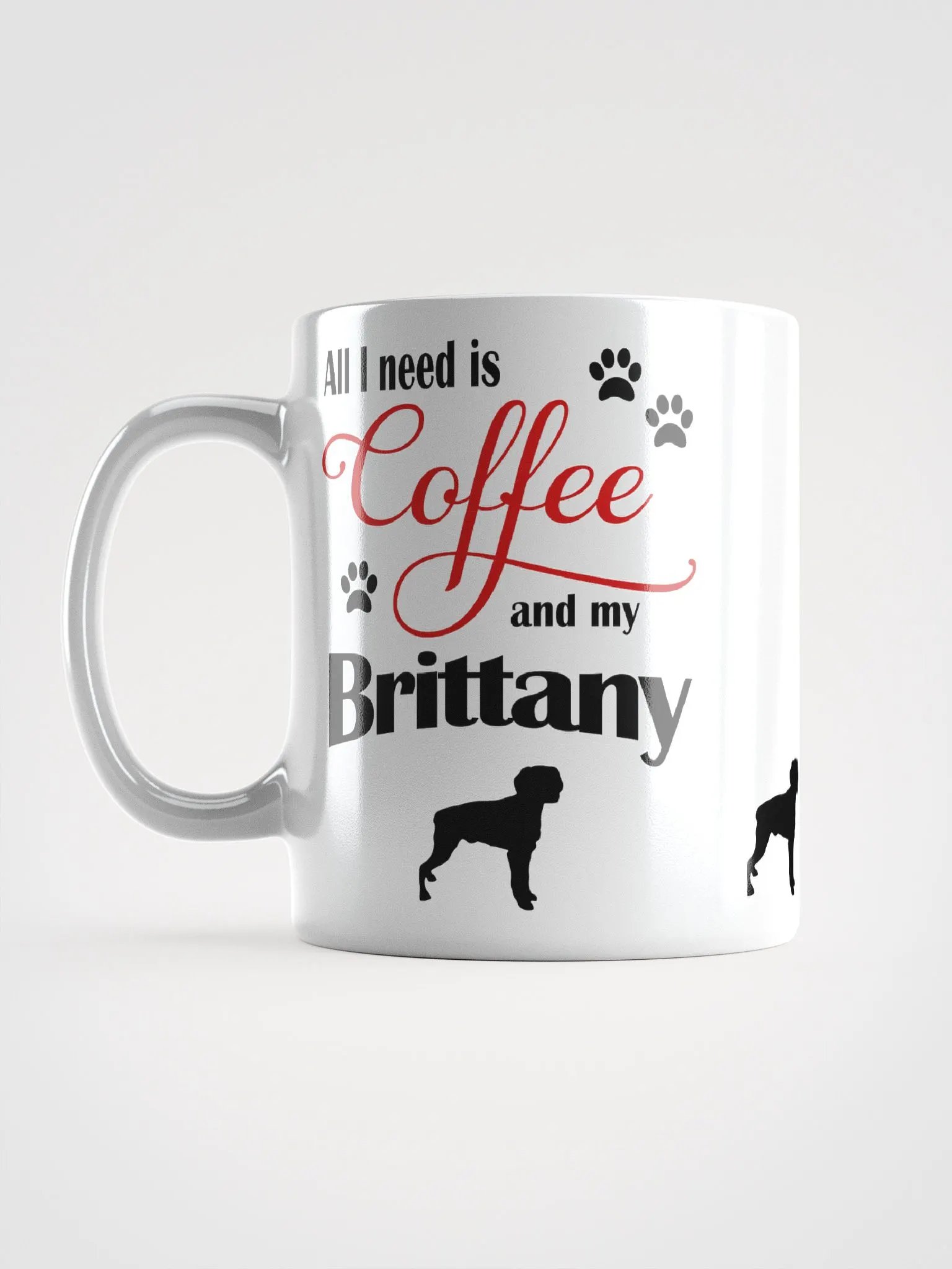Coffee and my Brittany Mug product image (6)
