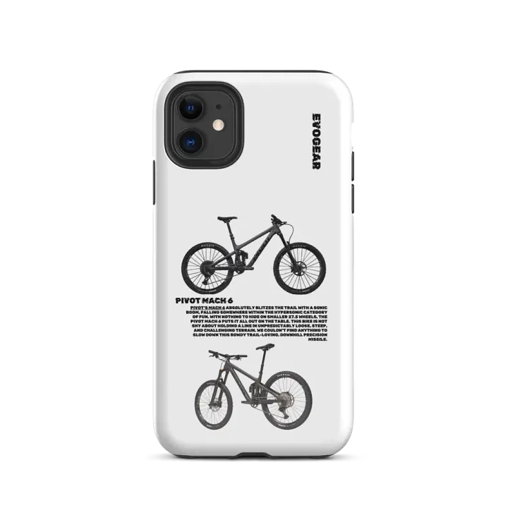 White Pivot Mach 6 iPhone Case product image (2)