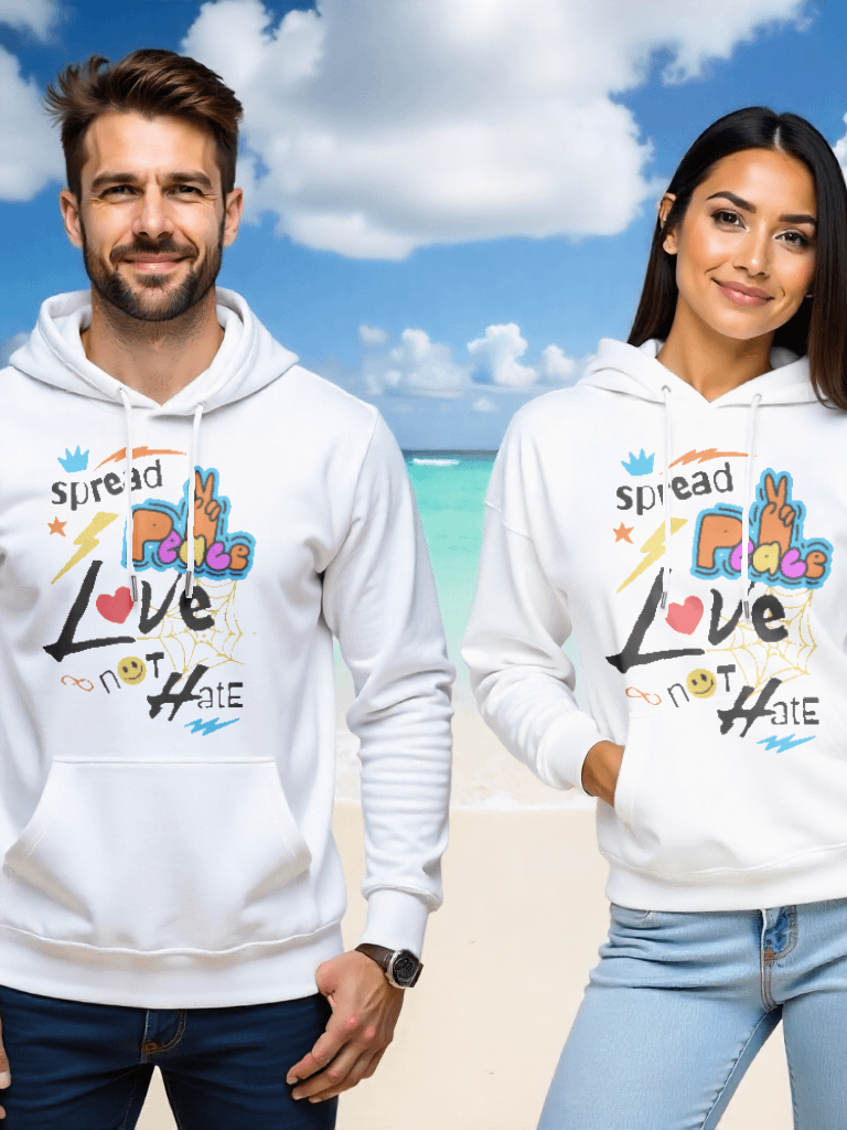 Spread Love, Not Hate | Gildan Classic Unisex Hoodie product image (1)